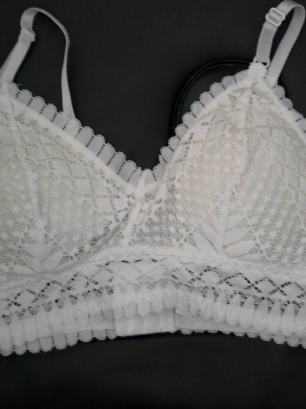 White Lace Bralette - Women Intimates & Sleepwear